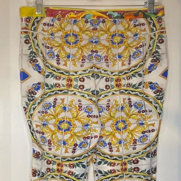 Dolce & Gabbana Silk Trousers - Picture 8 of 14